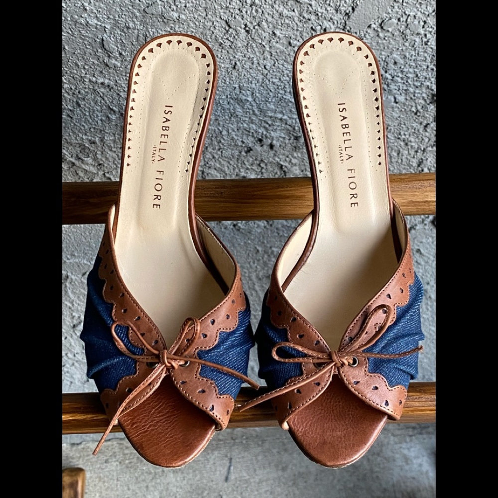 Isabella Fiore Slip on shoes Blue and Brown